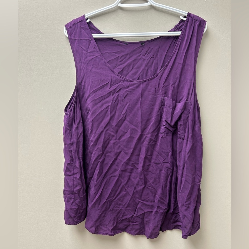 George Purple Tank Top Blouse‎
